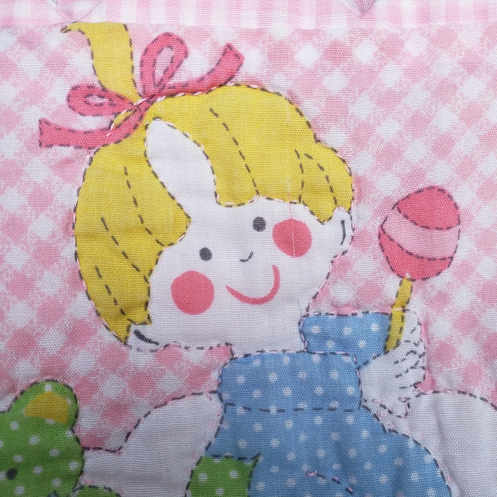 Handmade Baby Blanket / Quilt - Little Girl